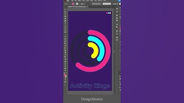 How to create Smartwatch Activity Ring in Adobe Illustrator | DesignMentor
