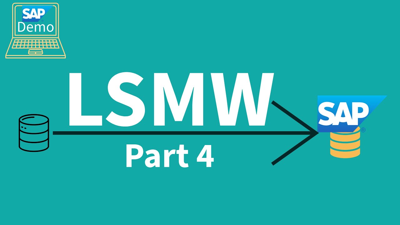 LSMW Batch Input Recording Demo on SAP S/4HANA and ECC: Part 4 