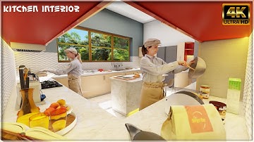 Kitchen Design II Revit II Lumion