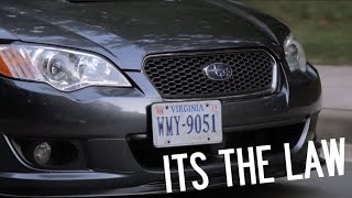 My Solution to the Front License Plate Law - YouTube