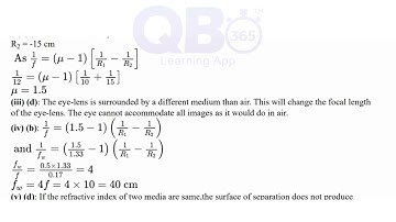 CBSE 12th Physics Ray Optics and Optical Instruments Chapter Case Study Question with Answers