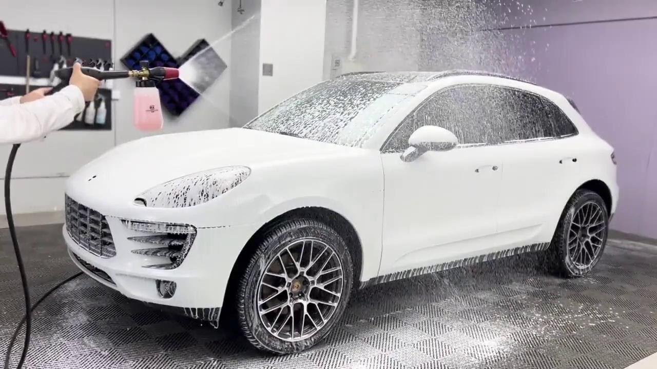 Immersive car wash, color change, and seeing the finished product is amazing! - YouTube