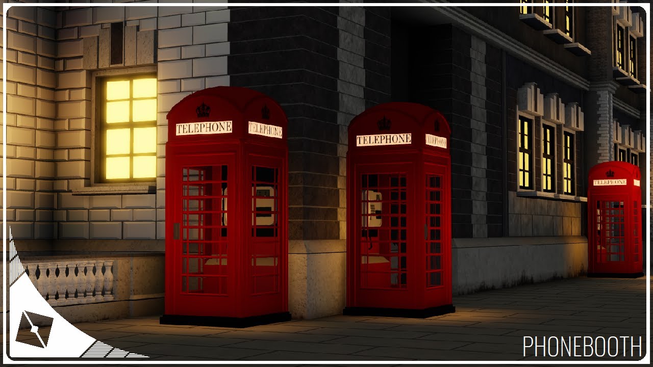 Roblox Studio London Phone Booth Youtube - photo booth roblox