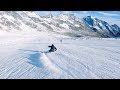 Perfektes Carving mit Dominic Ebenbichler am Stubaier Gletscher