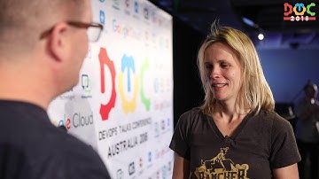 DOTC 2018 in Sydney. Alena Prokharchyk, Engineering Senior Manager at Rancher Labs