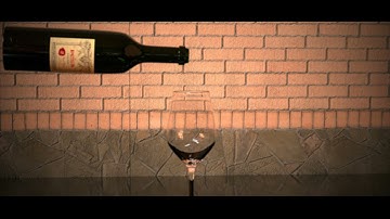 Bifrost Fluids Simulation Maya 2020 (Wine Bottle Pour)