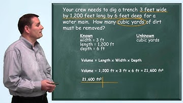 Problem Solved: Calculating Cubic Yards Removed - Distribution System Math