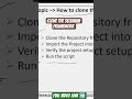 Clone the selenium framework