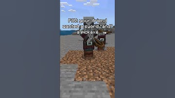 Sword + Pickaxe = Picksword #minecraft #marketplace #fyp #bedrock #addon #gaming #mcpe #mod #viral