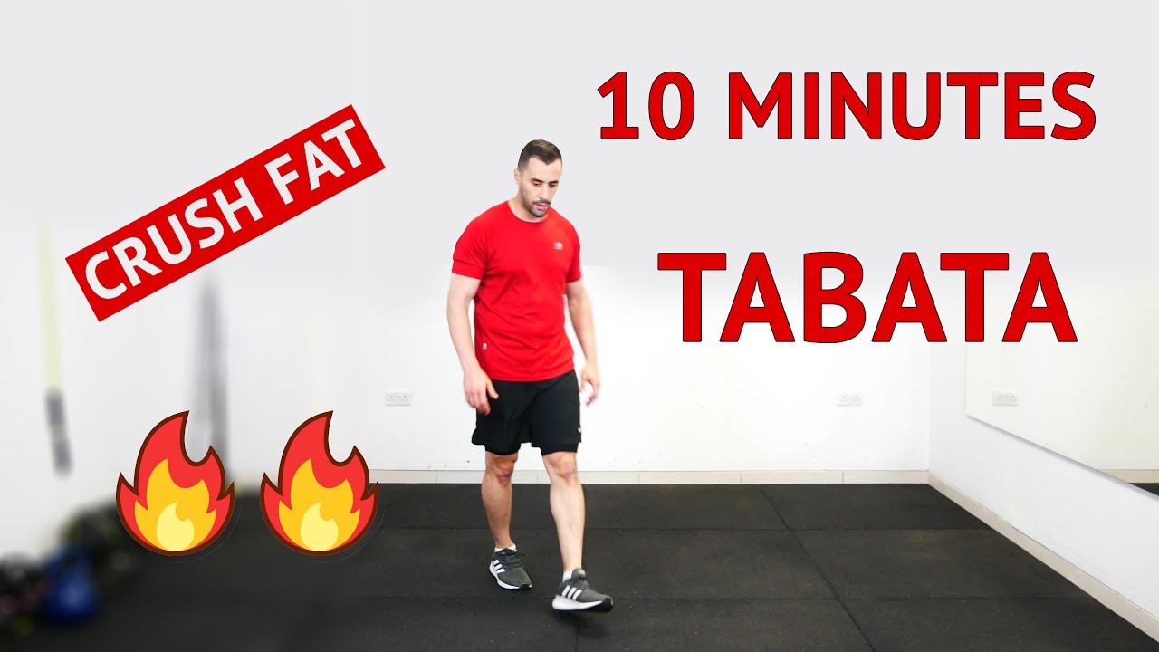 10 Minutes Fat Burning Tabata Workout to Sweat your Stress Away - YouTube