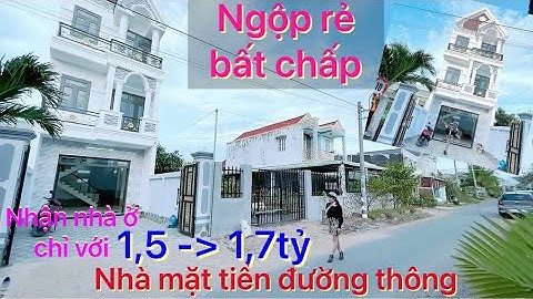 🥵Nhà ngộp mặt tiền đường thông!4,5x22,5m 2lầu vừa ở vừa kinh doanh!giá sát chính chủ có hoàn công