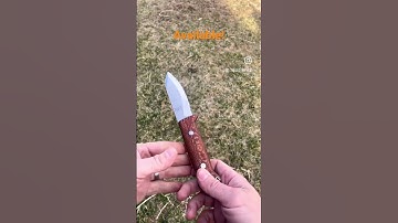 This custom bushcraft knife is available.