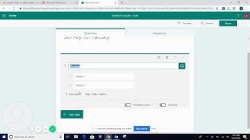 Teachers: Using Microsoft Forms as a Survey