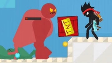 Stickman vs Zombies Update Gameplay Chapter 2 Supermarket level 16-30 | Zombie Boss