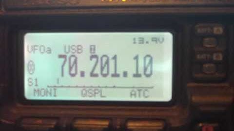 How to activate the function transverter Yaesu FT897d