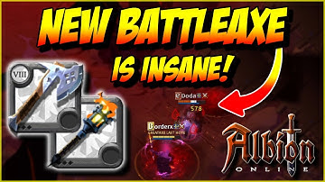 New Battleaxe Meta Breaking PVP | Albion Online Corrupted Dungeon Build ⚔️