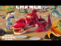 THE FRENZY,TIGER & PORBEAGLE ALL MOVIES COMPILATION - Hungry Shark World 10th