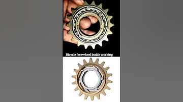 Working mechanism of Bicycle Freewheel ✅ #cadcam #bicycle #freewheel #solidworks #3ddesign