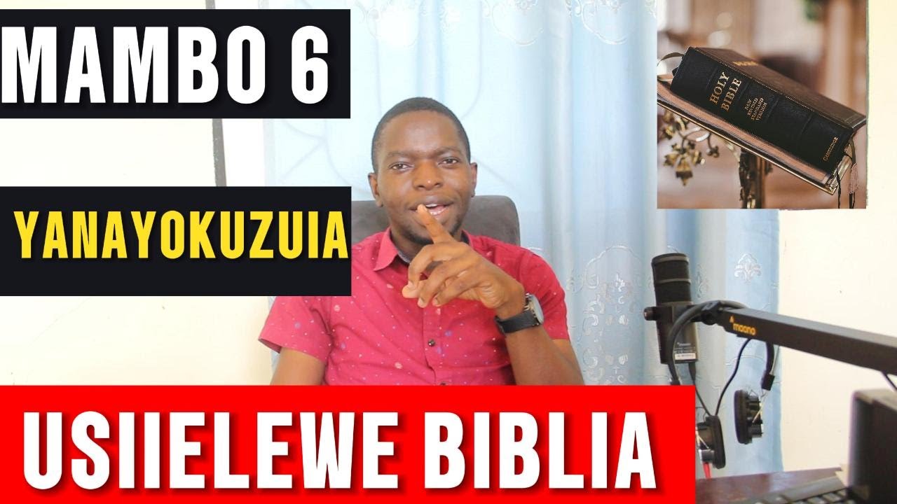 VIZUIZI 6 VYA KUTOKUIELEWA BIBLIA