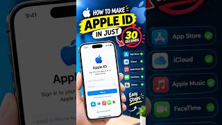 How to Create an Apple ID in Just 30 Seconds! 🍎⏱️
