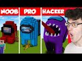 NOOB vs PRO vs HACKER = DOM AMONG US w Minecraft! (śmieszne)