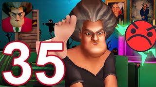 Scary Teacher 3D - Gameplay Walkthrough Part 35 - 2 New Halloween Levels (iOS, Android)