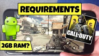 Call of Duty Mobile Minimum System Requirements (Android Devices) COD Mobile