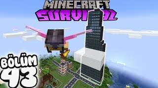 BÜYÜK GÖKDELEN PROJEMİZ BİTTİ ! ! | Minecraft Survival | Bölüm 43