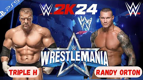 FULL MATCH - Triple H vs. Randy Orton - WWE Title Match: WrestleMania XXV - WWE 2K24 PS5 .