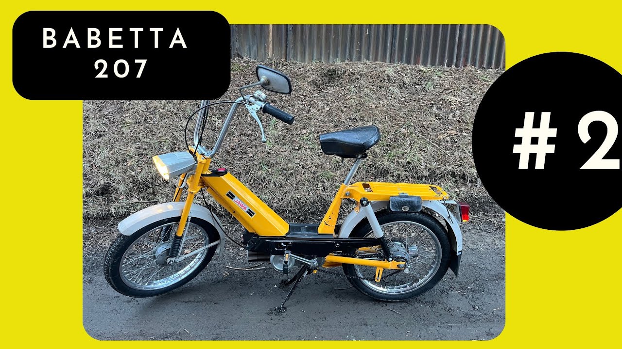 Babetta 207 VLOG #6 - první START, patinovka dokončena, díl 2.