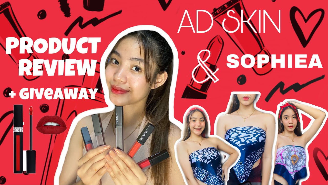 AD SKIN Product Review + Giveaway | Khate Maekawa - YouTube