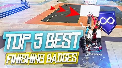 THE TOP 5 best and most ESSENTIAL FINISHING badges in NBA 2K20! after patch 13!