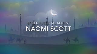 Naomi Scott- Speechless (Aladdin 2019) LYRICS