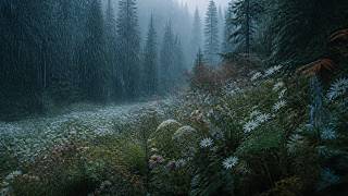 Rainy Forest Blooms 🌼 — Gentle Rain Sounds for Reflection & Tranquility