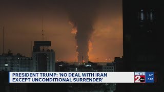 Trump: 'No deal with Iran except unconditional surrender'