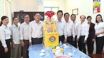 Phó Chủ tịch UBND tỉnh Tiền Giang Nguyễn Thành Diệu thăm chúc tết các doanh nghiệp