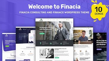 Finacia - Finance & Financial Consulting WordPress Theme | Themeforest Website Templates and Themes
