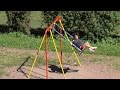 Park Playground With Swings