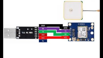 How to read data from NEOM 6M using USB to TTL device. #electronics #microcontroller #circuit #gps