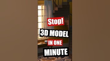 Quick Blender Tutorial! #blender #3dmodeling #blendertutorial  #processvideo #interiordesign #3dart