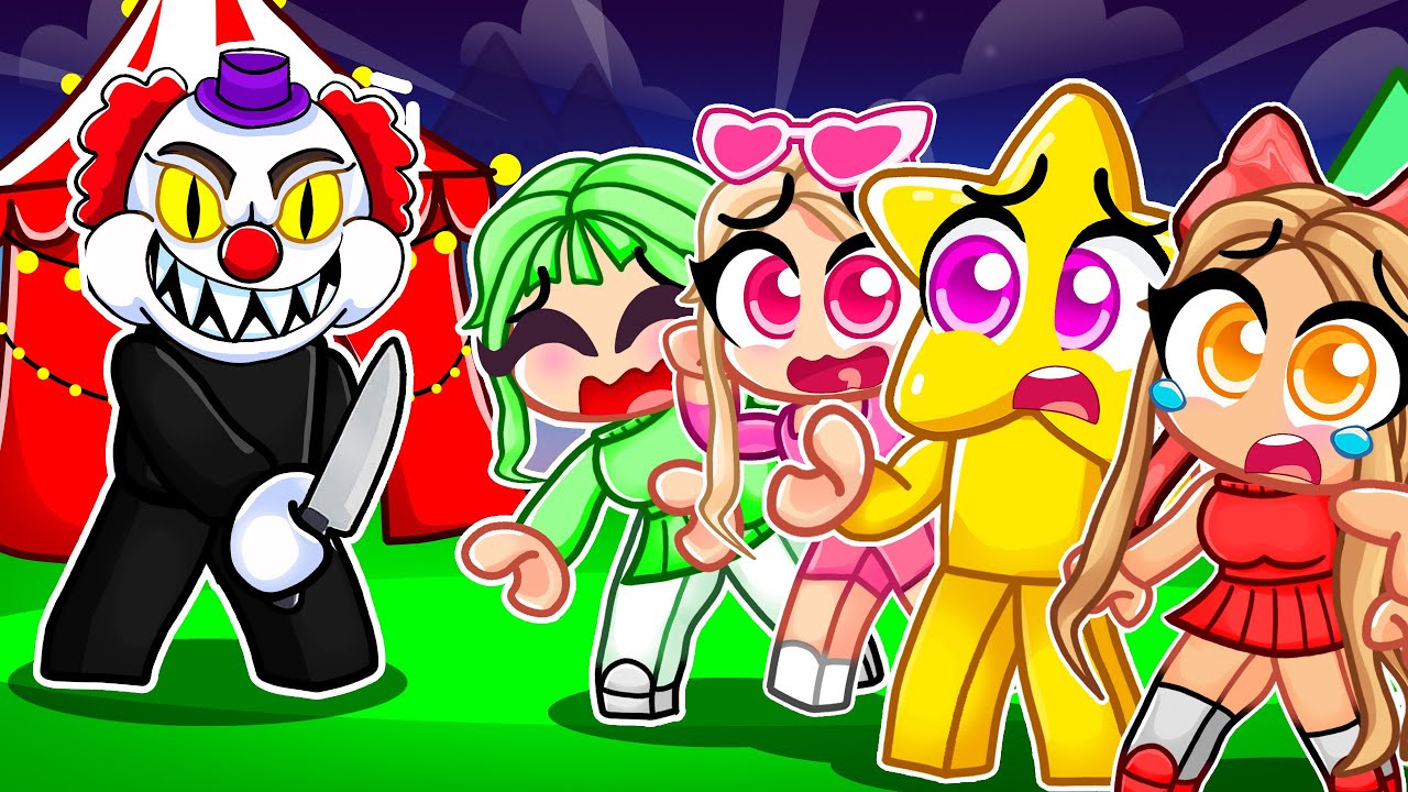 MY CRAZY FAN GIRLS Invited Me To A SCARY CIRCUS (Brookhaven RP🏡)