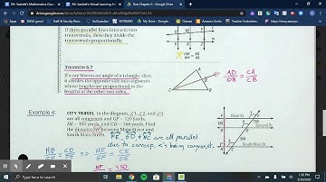 6.6 Use Proportionality Theorems Geometry Lesson