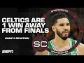 Celtics vs pacers game 3 full reaction boston one win away from the nba finals  sportscenter
