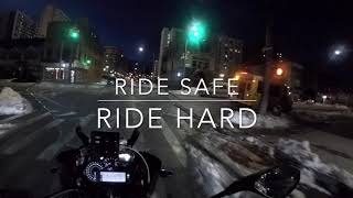 2016 BMW R1200GS Adventure || 6am Ride to Work (Queens to Brooklyn) NYC Blizzard 2021