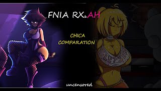 Fnia Rx And After Hours Chica Comparation
