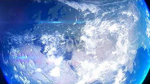 Realistic Earth Zoom Black Sea | Motion Graphics - Envato elements
