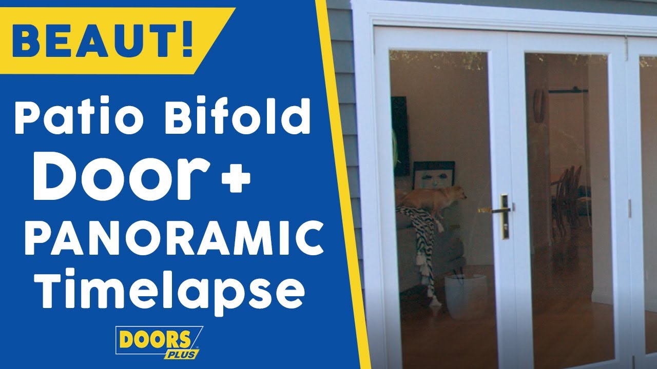 Outdoor Bifold Door Installation Timelapse + Product Reveal Panoramic
