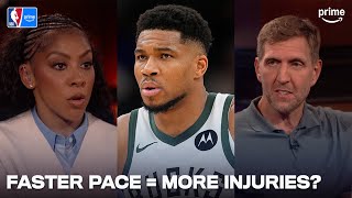 Is the NBA’s Faster Pace Leading to More Injuries? | NBA on Prime screenshot 3