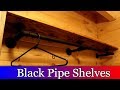 Black Pipe Shelves