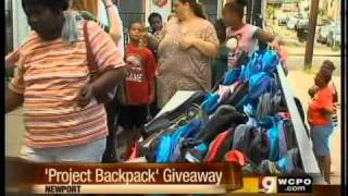 Project backpack giveaway